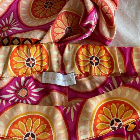 HARLOW 1960 2-piece satin pants set - Picture 11 of 11